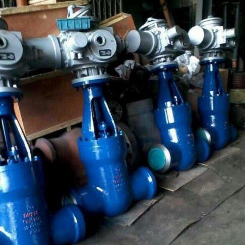 中伟阀门Z961Y高温高压电动电站闸阀 铸钢、不锈钢合金钢