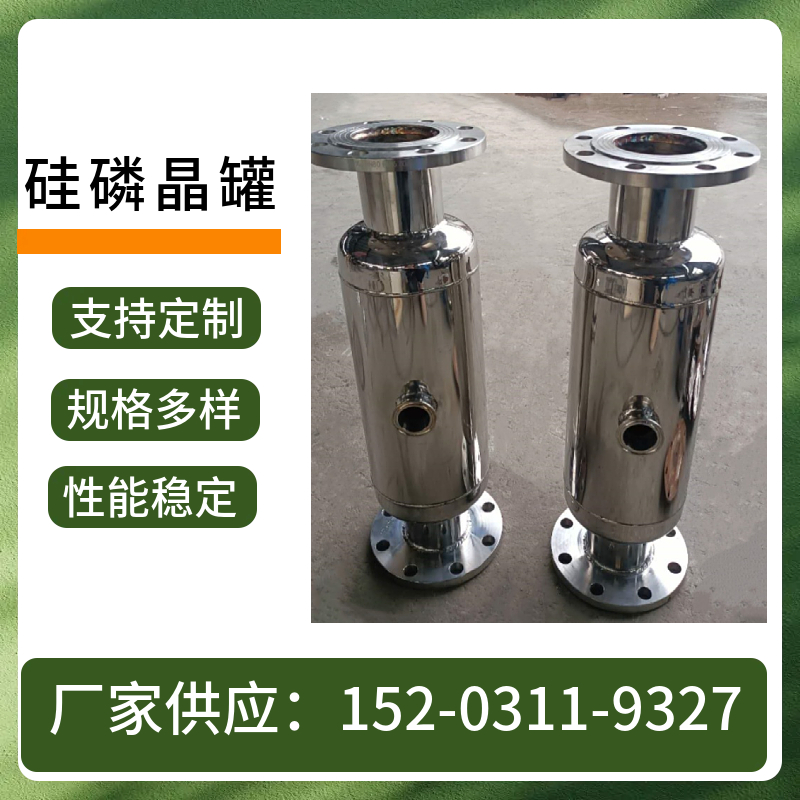 碳钢归丽晶前置 过滤器空气能硅磷晶罐 L-30卡箍硅磷晶罐 莆田