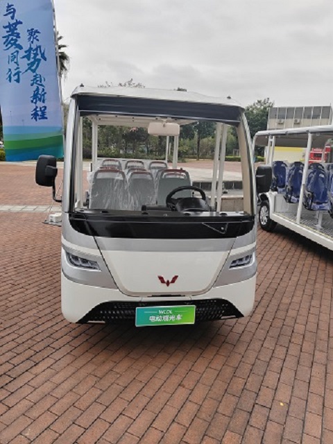 昆明五菱WLDV-11座电动观光车，随车赠送3年保险，适用于景区、园区、机场、高铁站