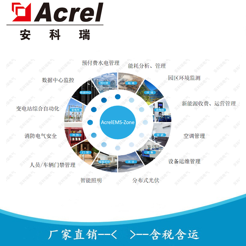 智慧园区能源综合管控平台 工业园区数字能源系统 安科瑞