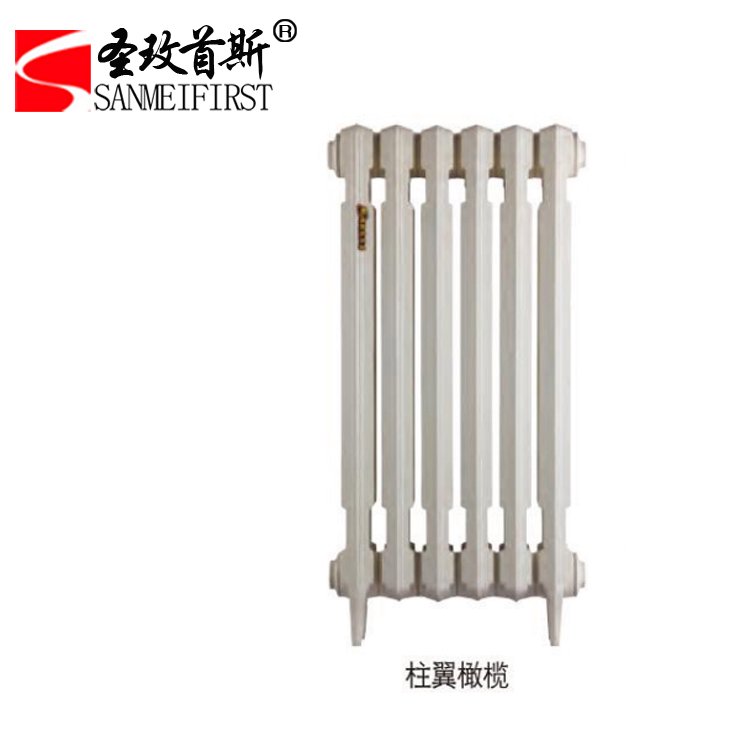 安置房用 椭四柱铸铁暖气片 生产厂家 680(TFD600) 圣玫首斯 稳定性好