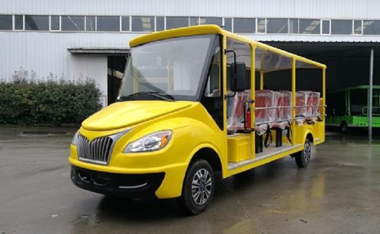 昆明燃油观光车11座，适用于酒店游乐园，超强控制，续航久，三年质保
