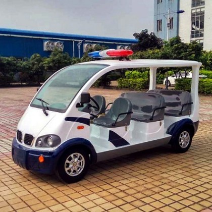 云南昭通电动巡逻车 接驳车 5座座巡逻电动车 爬坡动力强劲