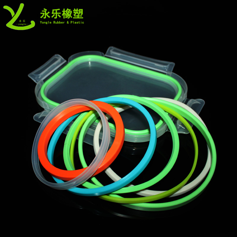 保鲜盒硅胶密封圈 挤出粘接密封圈可定制