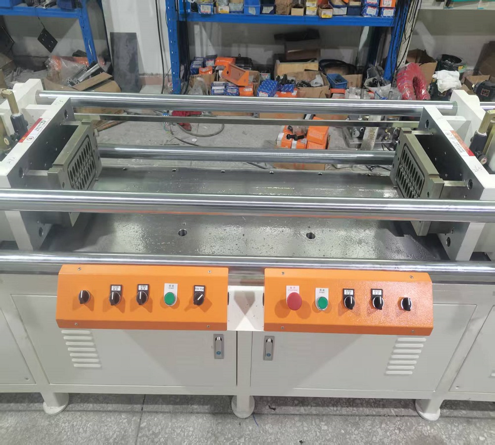 20T卧式液压机 四柱双工作台 多功能自动脱料