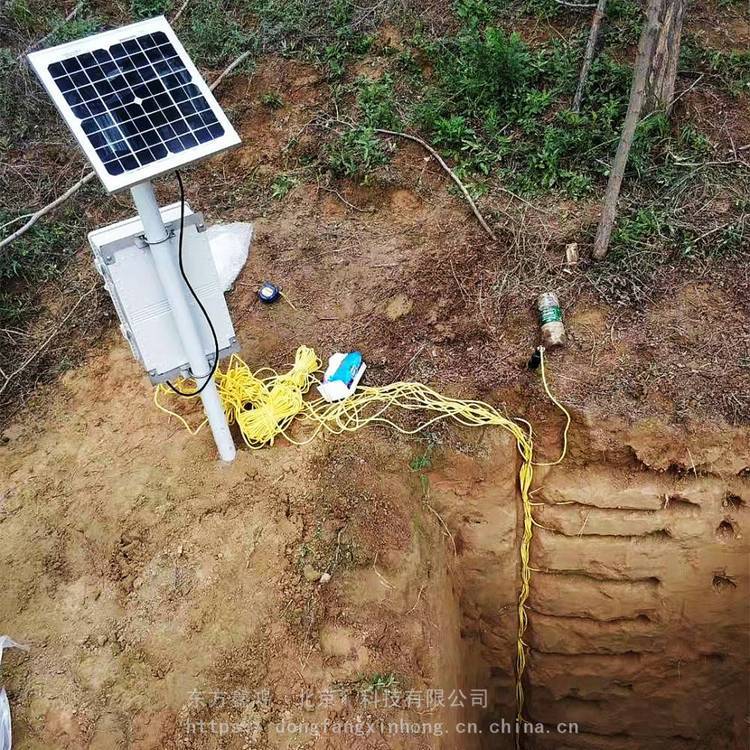 多通道土壤墒情监测系统 4G无线传输 监测土壤温湿度 东方鑫鸿