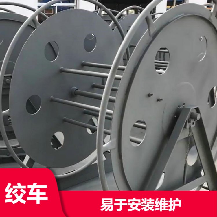 船用易于安装重量轻绞车 水利工程结构紧凑卷车