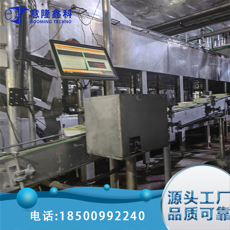 豆腐盒喷码条码检测 快速完成食品盒的喷码检测 故障率低 意隆