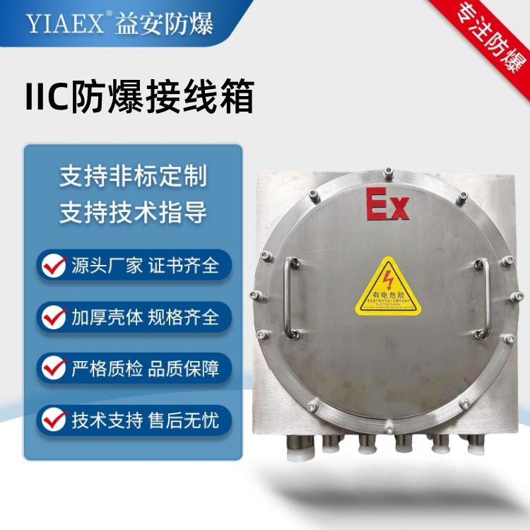 不锈钢防爆箱 IIC防爆接线箱