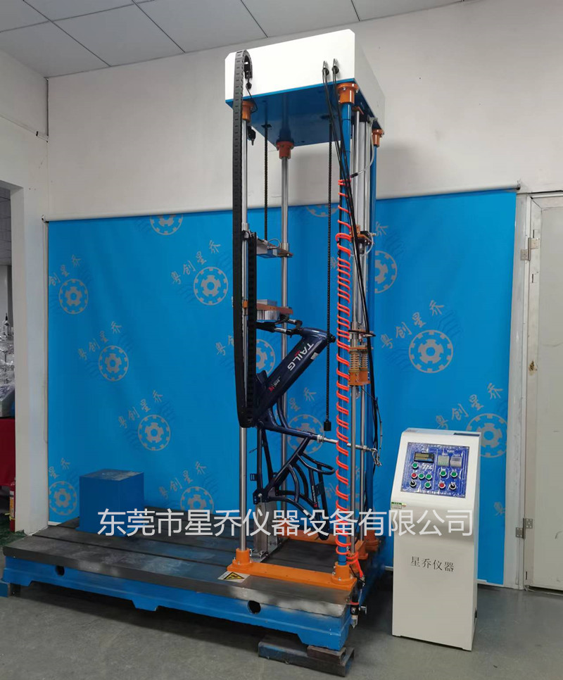 车架前叉重物落锤冲击测试机 车架组件冲击试验机