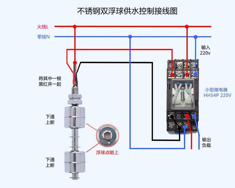 304不锈钢多点液位开关水位传感器 非标定制连杆浮球控制器