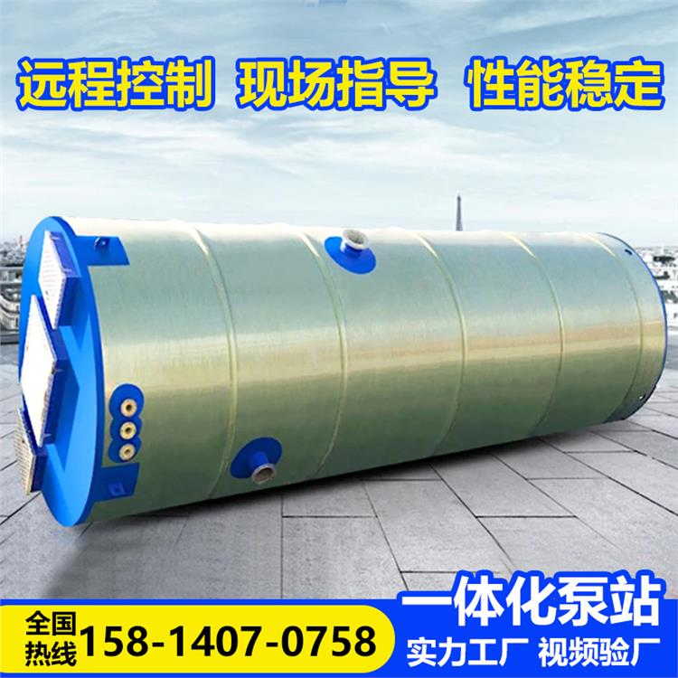 一体化预制泵站厂家 污水提升装置 雨水提升器 自动远程智能控制泵站