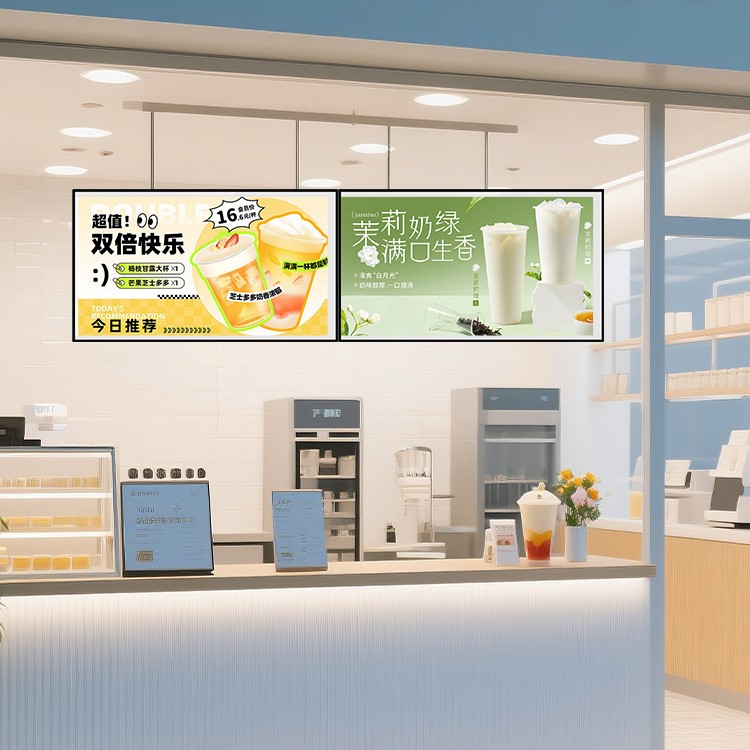 落地立式广告机 超薄触控广告一体机 酒店大厅宣传显示屏