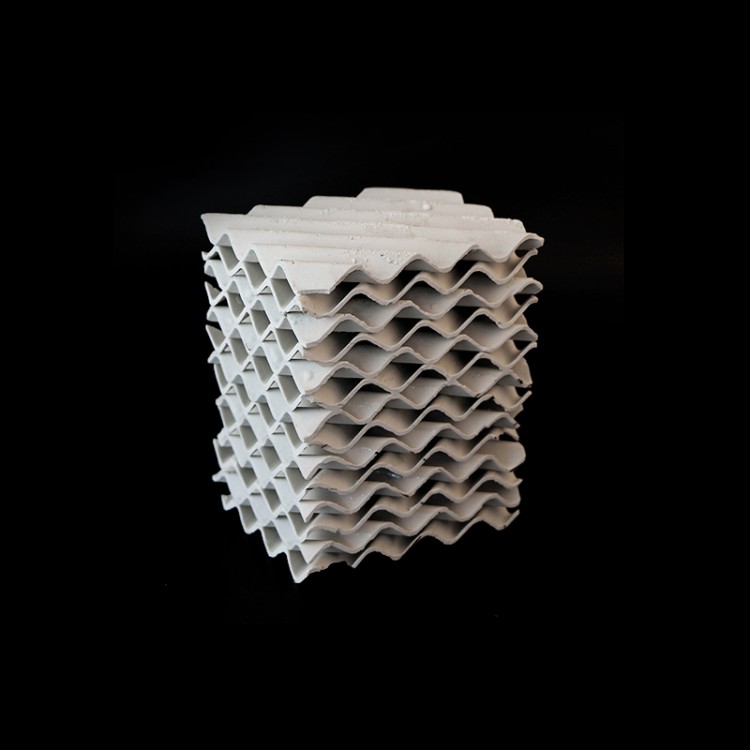 厂家直销陶瓷孔板波纹填料 脱硫塔精馏塔专用规整填料