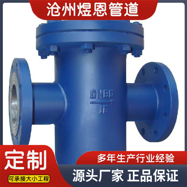 沧州煜恩管道 蓝式过滤器  生产厂家