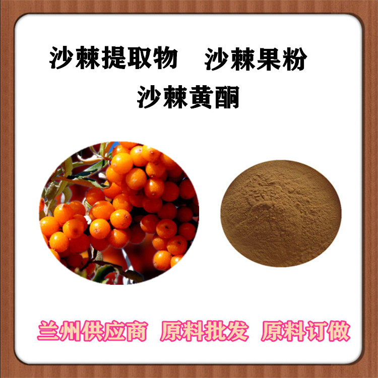 沙棘提取物20:1 沙棘黄酮20% 速溶沙棘果粉 浓缩汁 SC厂家