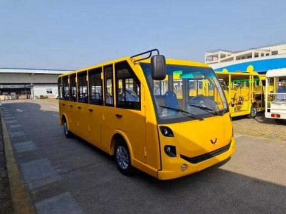 西藏五菱燃油封闭观光车，三年质保，免费送货上门，厂家售价